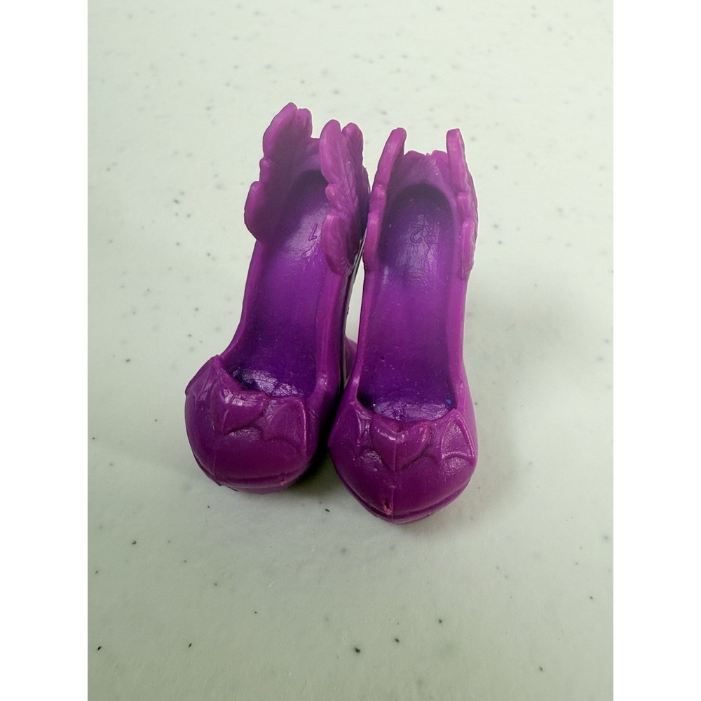 Monster High Inner Monster Spooky Sweet n Frightfully Fierce Purple Heels Shoes - Picture 4 of 4